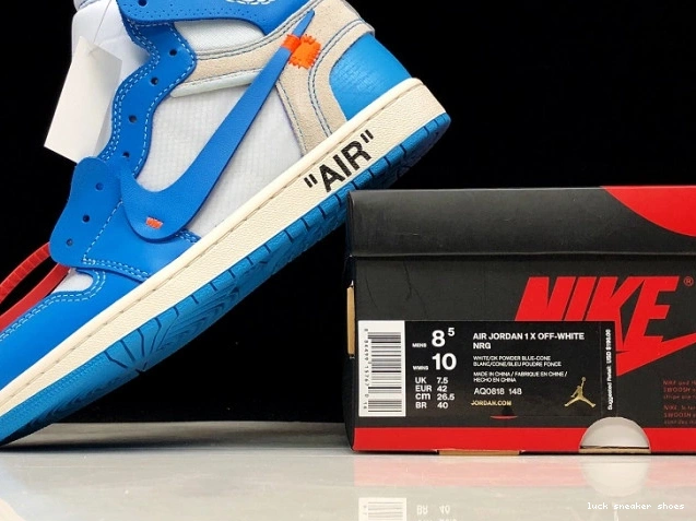 Reps LUCY Air Blue AQ0818-148 Off-White 1 Jordan UNC Powder 0627